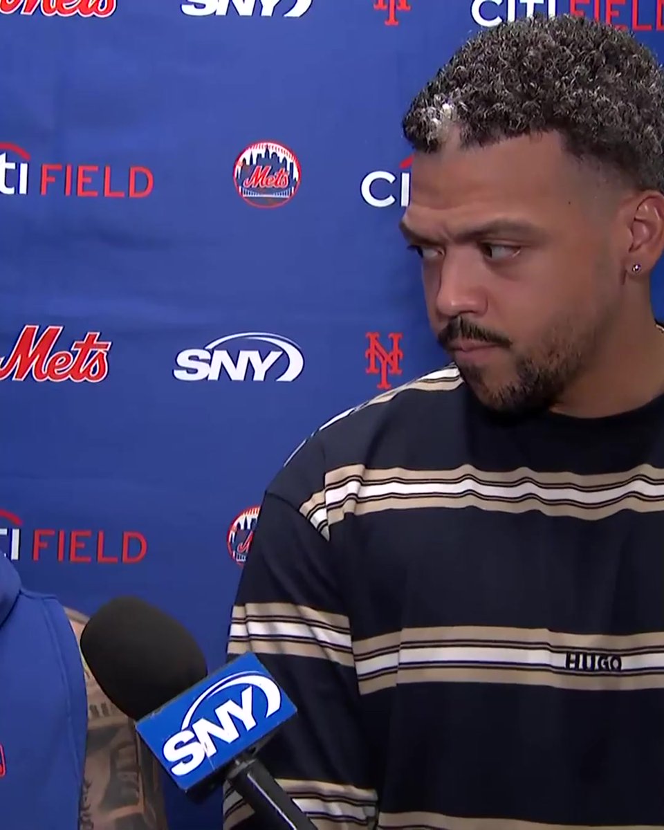 Francisco Alvarez was asked about using ABS challenges early today "There was a runner on first there. I thought in challenging that one instead of having a 3-1 count, it could be a 2-2 count and I think it makes a big difference there"