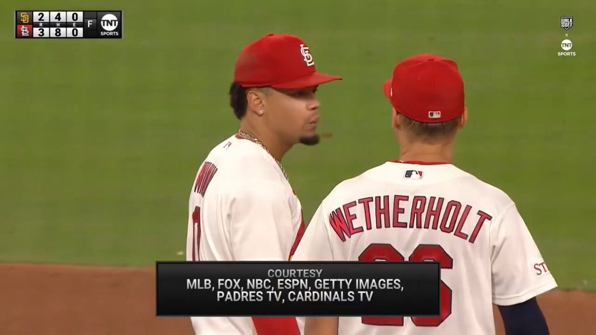 The St. Louis Cardinals become the 5th NL team to reach the 40-win mark this season 👏