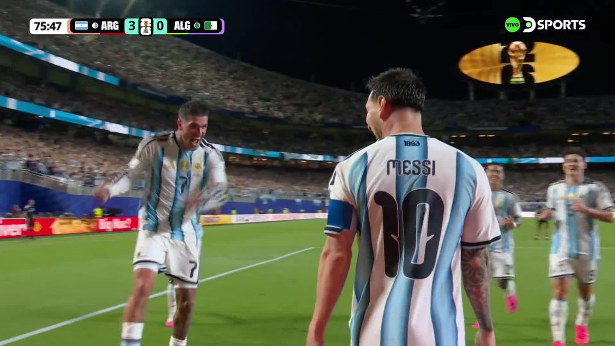 ¡HAT-TRICK Y MÁXIMO GOLEADOR DE LA HISTORIA DE LOS MUNDIALES! Lionel Messi marcó el 3-0 de Argentina ante Argelia en el debut de la Copa Mundial de la FIFA 2026™