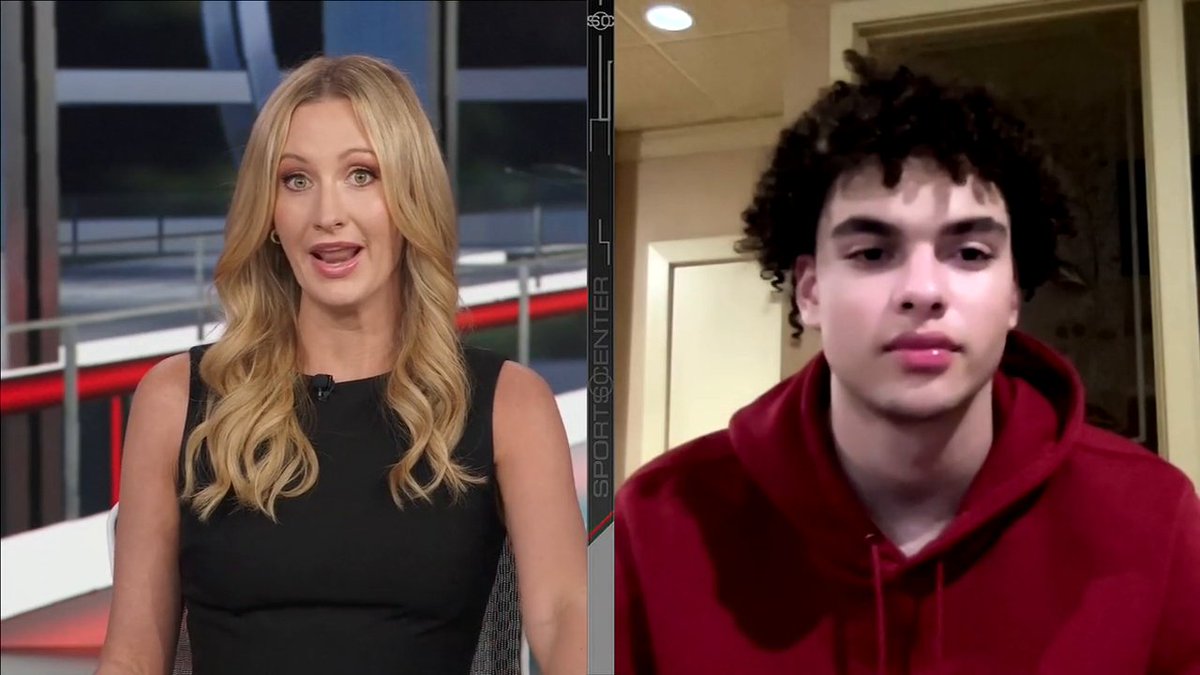 "Just different ways to use my body, use my length, offensively and defensively. ... From the smallest stages to the biggest stages, I can compete with anyone." Keaton Wagler joins SportsCenter and talks about what he learned in college and will carry to the NBA 🏀