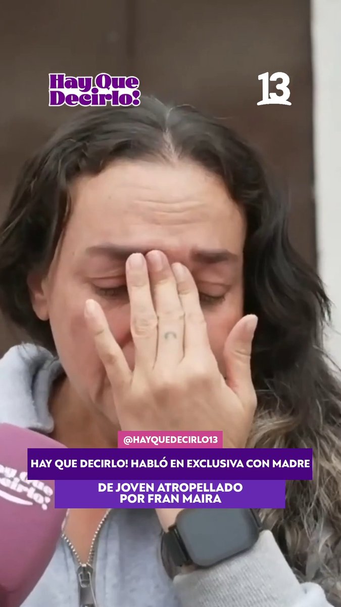 🔴 HABLA MADRE DE JOVEN ATROPELLADO TRAS DECLARACIÓN DE FRAN MAIRA: Mayerson tiene daño cerebral, solo puede mover una mano y no se puede comunicar. #FiebreDeBaileCHV "Yo misma le pedí al papá de Maira que nos reuniéramos para ver cómo ayudar a Mayerson, pero me respondió que no podía porque su abogado estaba de vacaciones (...) Hoy mi hijo está postrado en una cama. Su estado de salud no es el mejor. Hace movimientos involuntarios y ni siquiera sabemos si nos reconoce o no. Esa es la incertidumbre con la que vivimos cada día (...) Lo que más duele es que ni siquiera he recibido una disculpa. Nadie se ha tomado la molestia de decirme: ‘María, discúlpame por lo que pasó. ¿Cómo te puedo ayudar?"