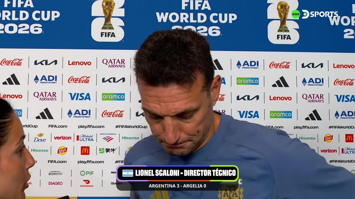 "NO SE QUÉ DECIR DE MESSI: VA A SER EL MEJOR DE LA HISTORIA POR SIEMPRE" Lionel Scaloni, EN EXCLUSIVA. Nani Senra 🎙 #MundialEnDSPORTS #FIFAWorldCup