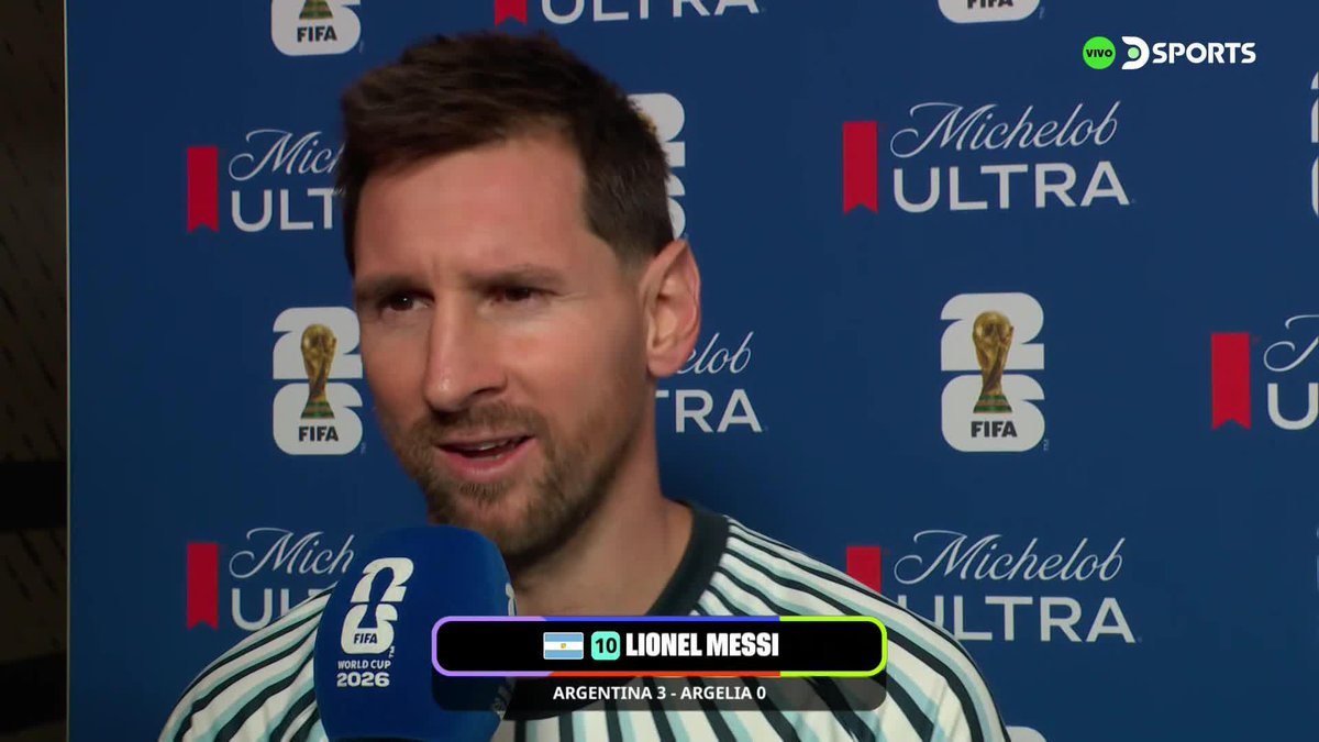 “ARGENTINA ES UNA LOCURA. SER LOCALES SIEMPRE ES UNA VENTAJA GRANDE”. Lionel Messi.