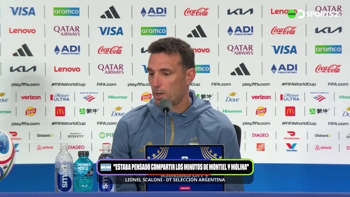 "HACE 20 AÑOS QUE MESSI JUEGA BIEN" Lionel Scaloni, rendido a los pies del GOAT. #MundialEnDSPORTS #FIFAWorldCup