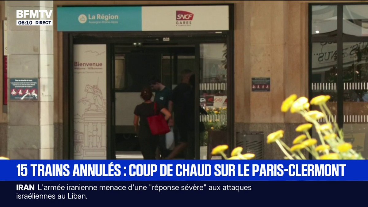 Face aux pannes de climatisation, la SNCF surprime 15 trains Paris-Clermont