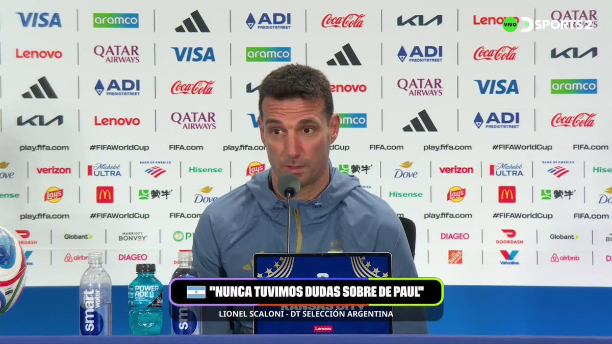 "SI TE LLEVAS MEJOR CON EL QUE TENÉS AL LADO, SEGURO TE VA A IR MEJOR. SOBRE TODO EN LAS TRISTEZAS" La definición PERFECTA de Scaloni sobre la importancia del grupo. ¿Todo vas a hacer bien, Lionel? #MundialEnDSPORTS #FIFAWorldCup
