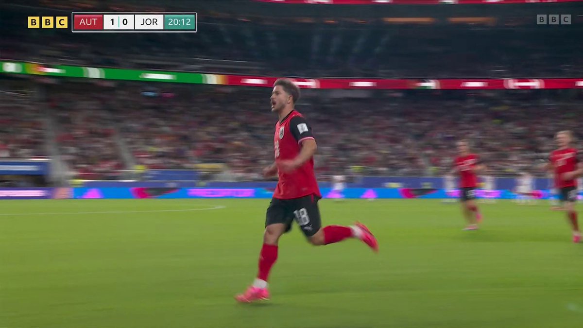 What a strike from Romano Schmid to give Austria the lead! 😮💨