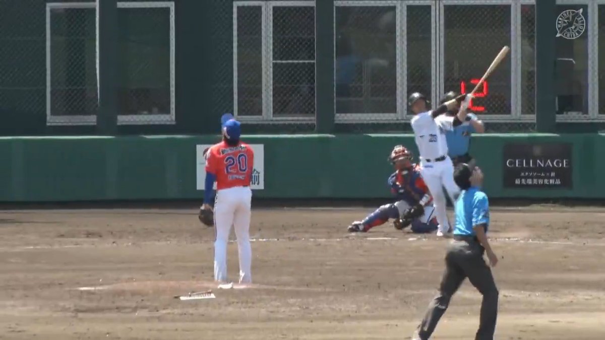 ダイナマイト炸裂🧨🧨🧨 確信歩きがカッコイイ 石川慎吾 5号3ラン ⚾️ロッテ×オイシックス（ファーム） #イージースポーツ #chibalotte #だったらDAZN