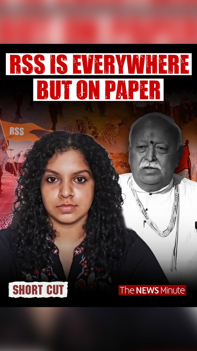 Karnataka Home Minister recently wrote to RSS chief seeking details on funds, legal status. RSS isn’t registered under any Indian law.Yet it runs nationwide. Reposting this video by@lakshmibindu95 because the central question still stands: who is accountable when an organisation officially claims to be just a "body of individuals"?