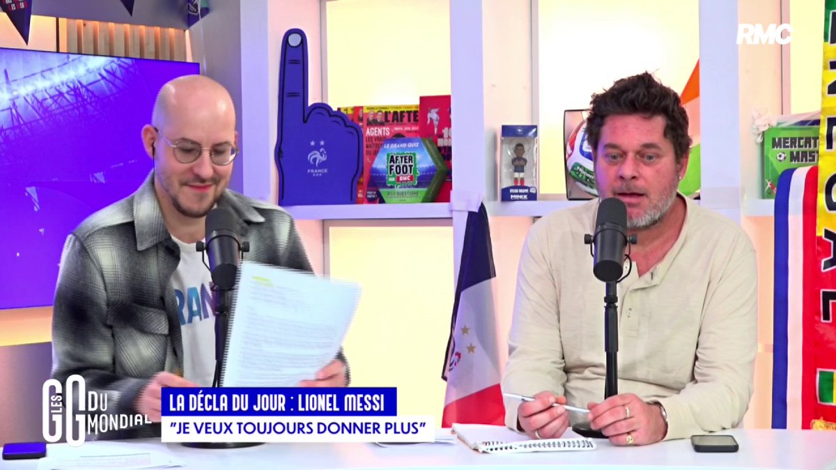 🗣️ Simon Dutin sur Messi : "J'étais ému. Ce matin, j'ai envie de dire : Léo Merci ! C'est une légende, un mythe qui continue d'évoluer sous nos yeux. Il aimante le ballon. Je suis émerveillé et on est chanceux de pouvoir assister à ça." #RMCLive