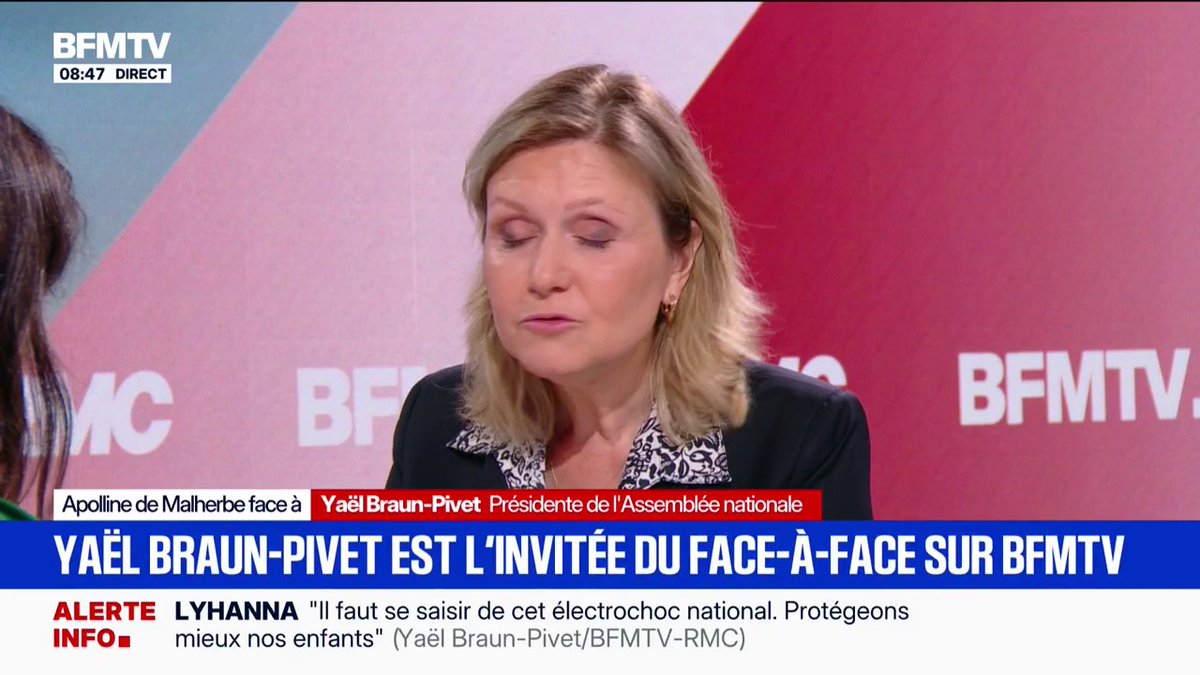 Yaël Braun-Pivet appelle à "ne pas politiser la fête de la musique" ➡️LFI organise "une fête de la musique antiraciste" à Paris