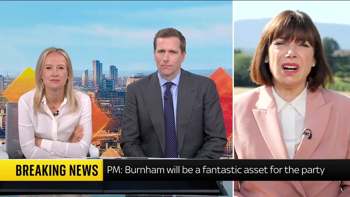 🗣️ 'Keir Starmer is signalling that he is determined to carry on' Sky's Beth Rigby reflects on her interview with the Prime Minister as pressure mounts from Andy Burnham and Wes Streeting for a leadership challenge.