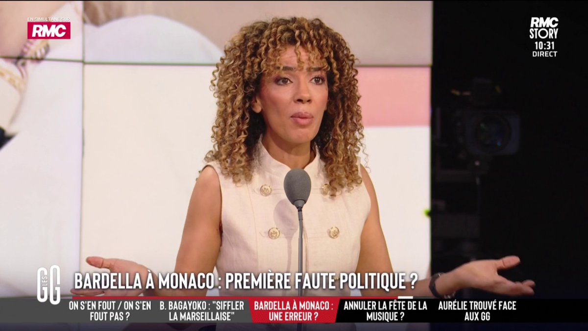 ❌ « Des marches blanches, il y en a tous les jours » : Jordan Bardella justifie sa présence au GP de Monaco en plein hommage à Lyhanna. 🗣️ Fatima Aït Bounoua : "Le sujet, c'est la pédocriminalité... pas la présence ou non de Bardella." #GGRMC