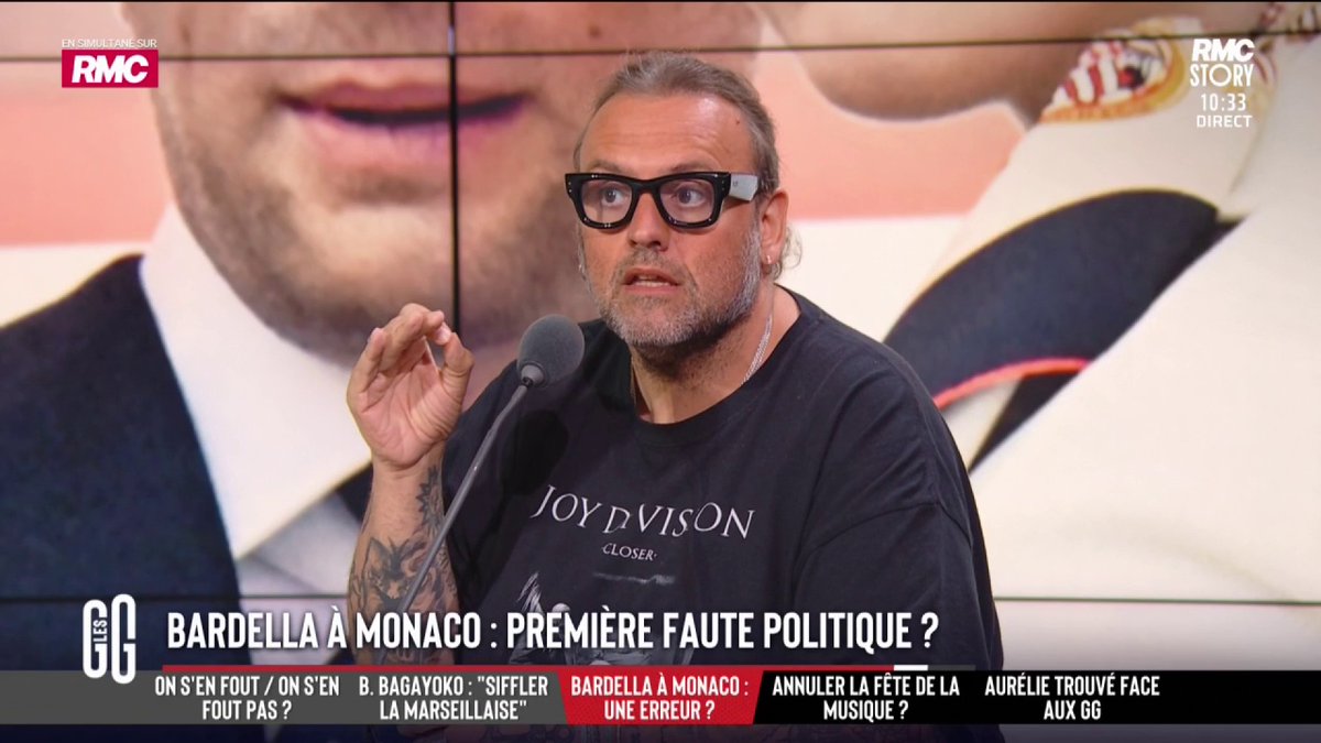❌ « Des marches blanches, il y en a tous les jours » : Jordan Bardella justifie sa présence au GP de Monaco en plein hommage à Lyhanna. 🗣️ Bruno Poncet : "C'est une faut politique. Pour Thomas à Crépol, il fallait faire des marches blanches et presque se faire justice soi-même." #GGRMC
