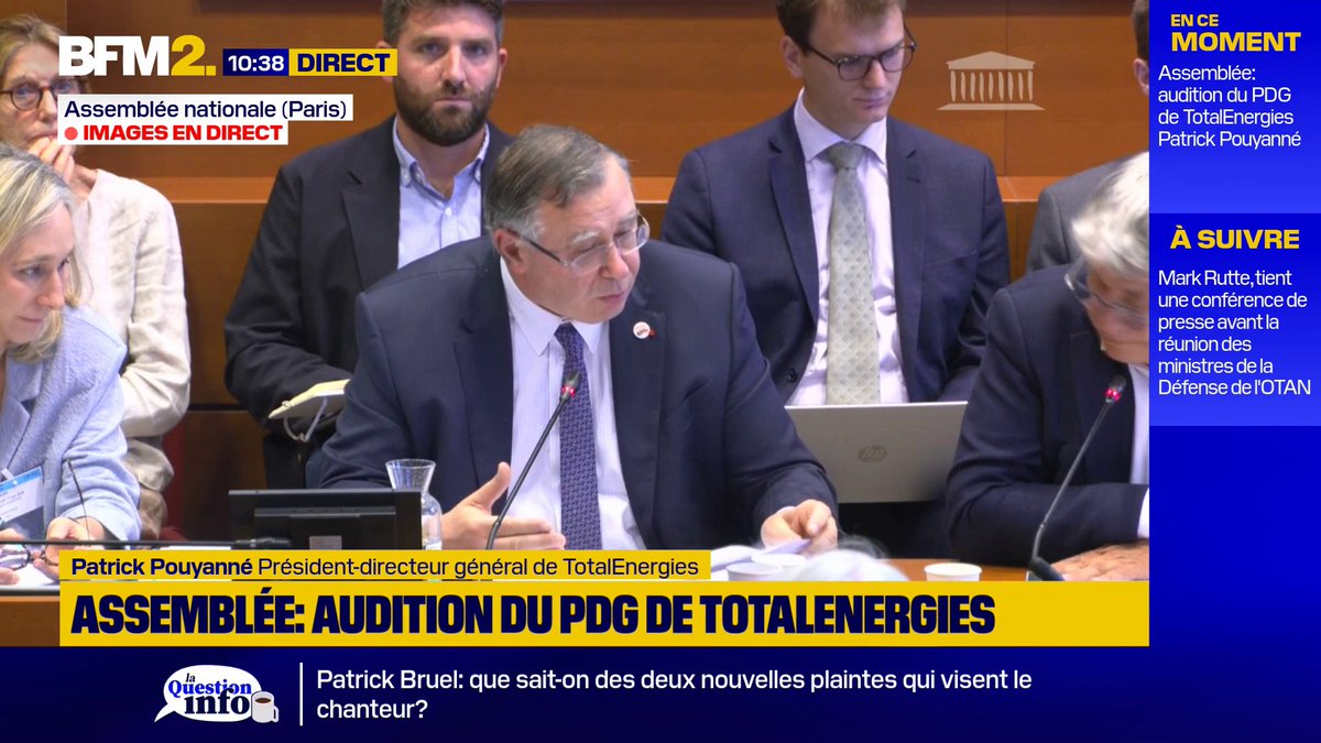 Patrick Pouyanné, PDG de TotalEnergies: "Nous sommes la seule compagnie pétrolière au monde à avoir appliqué cette mécanique de plafonnement. (...) Être critiqué pour cette mesure, j'avoue ne pas comprendre" #BFM2