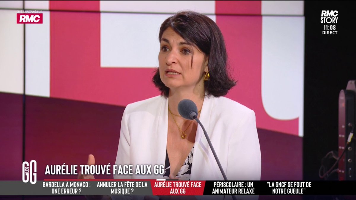 🎙️ Aurélie Trouvé, députée LFI : "Quand il y a ces sifflets pour la Marseillaise, c'est une partie de la population qui se dit : l'État français, c'est aussi celui... pour certains responsables politiques, qui glorifient les heures de la colonisation. Comme Éric Zemmour." #GGRMC