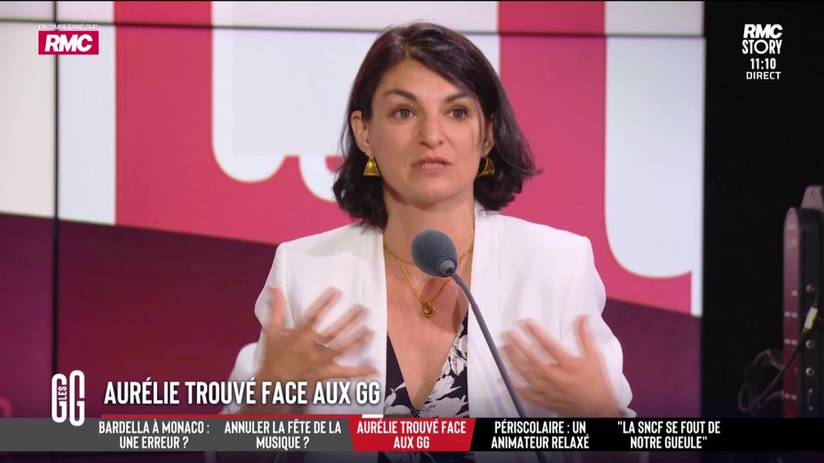🎙️ Aurélie Trouvé, députée LFI : "Il y aura une résistance si l'extrême droite gagne. Une insurrection ce n'est pas forcément prendre les armes." 🎙️ Olivier Truchot : "Définition d'insurrection : 'action de s'insurger... en recourant à la violence armée'. Aïe !" 🎙️ Aurélie Trouvé : "Il y a toujours plusieurs définitions dans le Larousse." #GGRMC