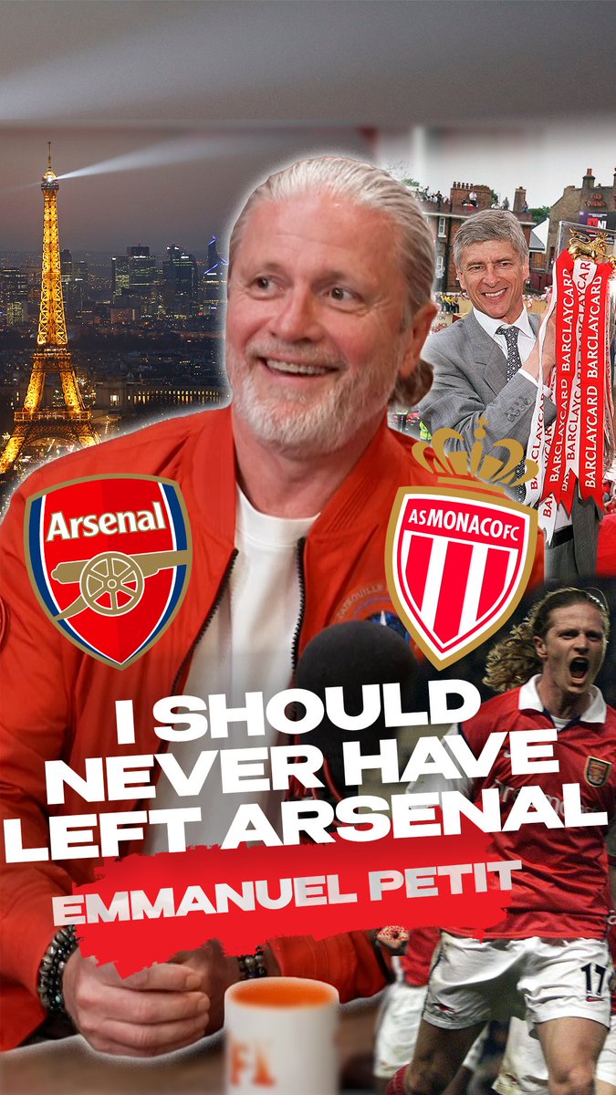 "I SHOULD NEVER HAVE LEFT ARSENAL" 😭❤️ Emmanuel Petit dives deep into the real backstory behind his departure from Arsenal and the regret that followed him after 🏟️⚽️