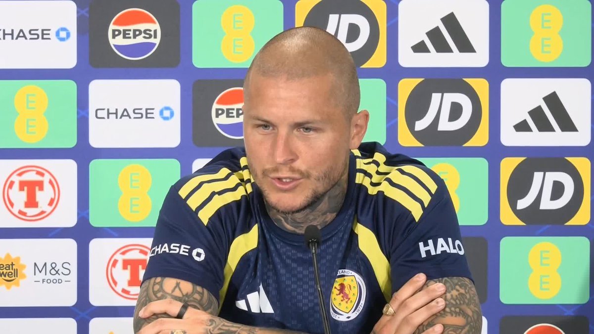 🏴 "We're fighters. We want to go out there and prove everyone wrong." Scotland striker Lyndon Dykes says they are determined to show what they can do at the World Cup ⤵️