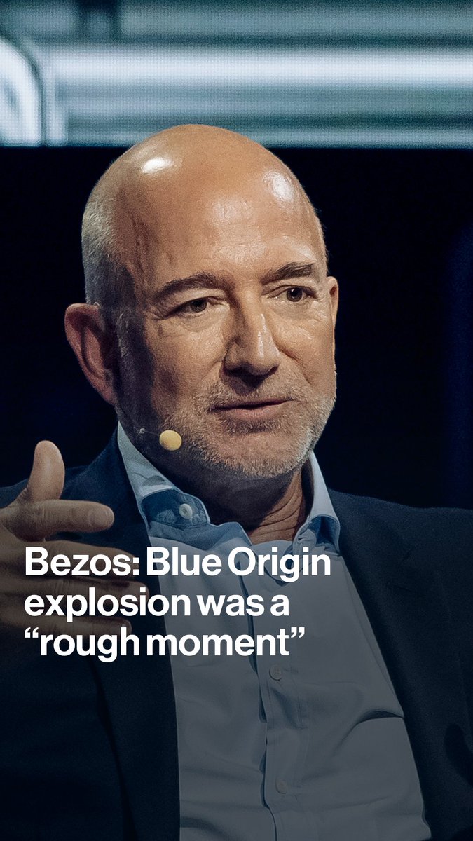 Jeff Bezos says Blue Origin's New Glenn rocket explosion was a "rough moment" and felt like a "gut punch for the whole team"