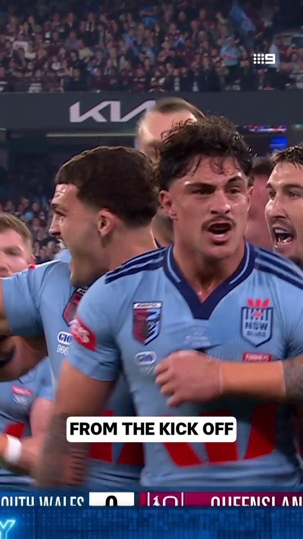 You've never seen this in Origin before! 🤯 #NRL #Origin #StateofOrigin