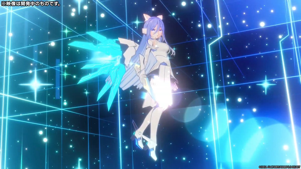 超新時空ゲイム ネプテューヌ∞ 📢いつでも女神化可能✨ 本作ではダンジョン内でも戦闘中でも1ボタンで女神化できます✨ 女神化すると変身ムービーが再生されますが、 再生頻度（1日1回等）はオプションで設定可能‼ 🔽#ネプアンリミテッド 公式サイト #ネプテューヌ