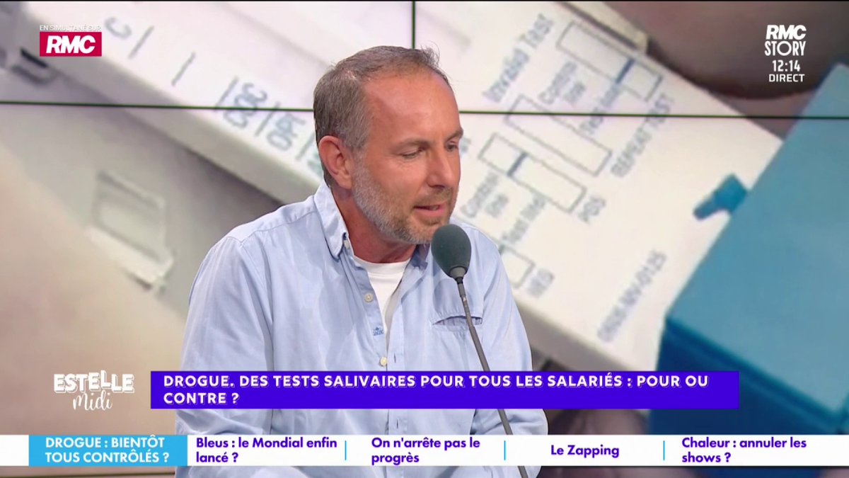 👮 Drogue/Tests salivaires pour salariés 🎙️ Jean-Philippe Doux : "Quelqu'un qui va au boulot sous l'emprise de drogue, il peut croiser mon fils et le percuter ! S'il y avait plus de contrôle, il y aurait moins de consommation ! Si tu retires les consommateurs, il n'y a plus de dealers"