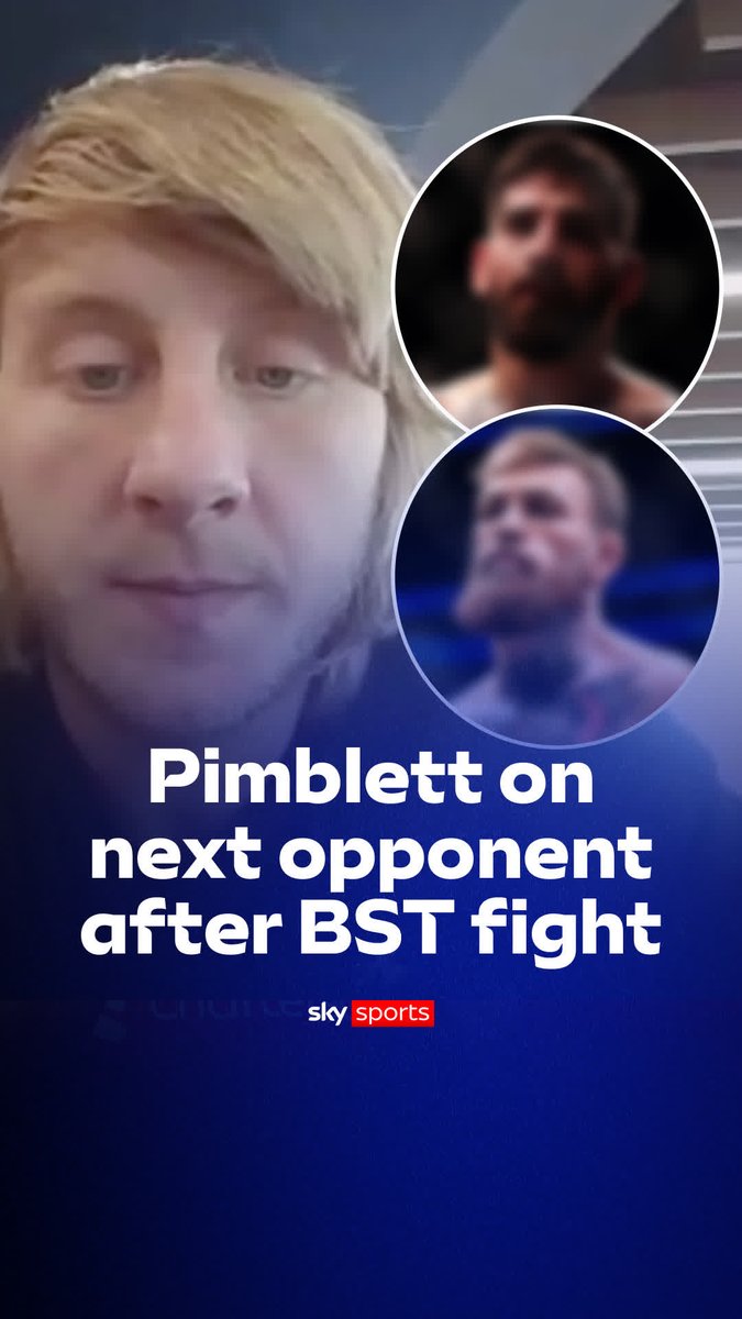 Topuria? McGregor? Gaethje rematch? 💭 Paddy Pimblett weighs up his options for future opponents ahead of his clash with Benoit Saint-Denis 🗣️