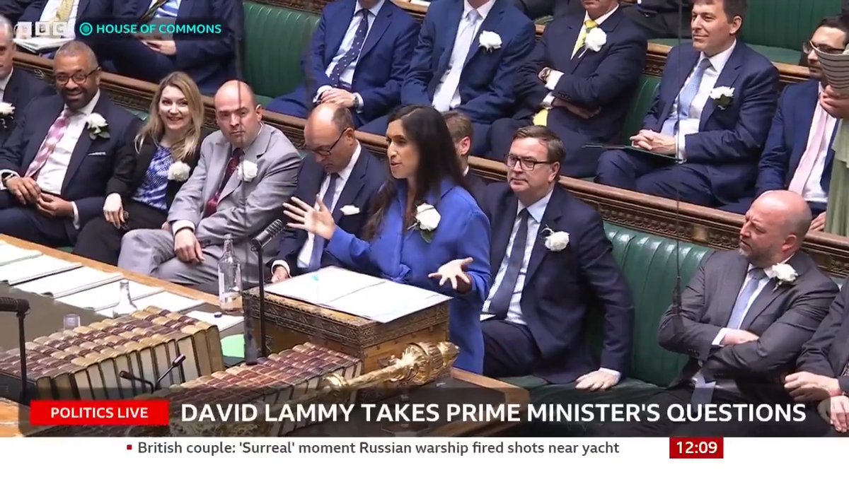 Claire Coutinho asks if spending on overseas energy projects is more important to the government than defending the country. David Lammy said more spending on defence is their number one priority in this spending review and the next. #PMQs