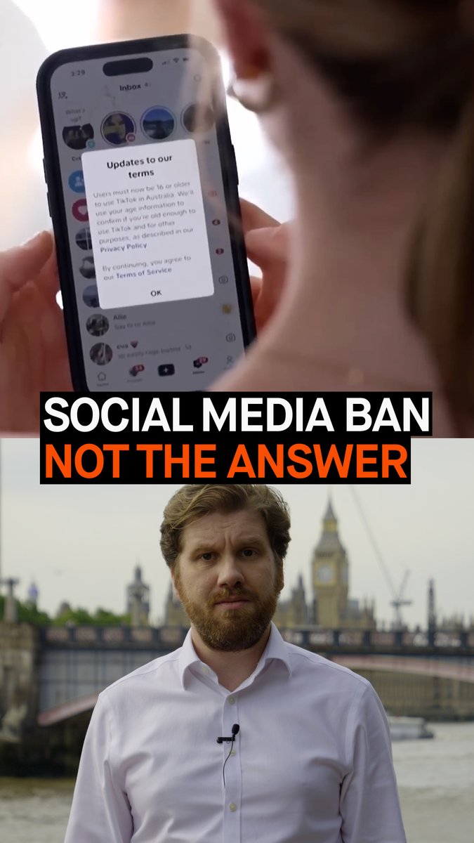 👁️A social media ban = digital ID checks for all Children have been let down for years by tech companies, by previous governments, and now by this Labour Government. They’re using that failure as an excuse to rush in mass surveillance | #No2DigitalID