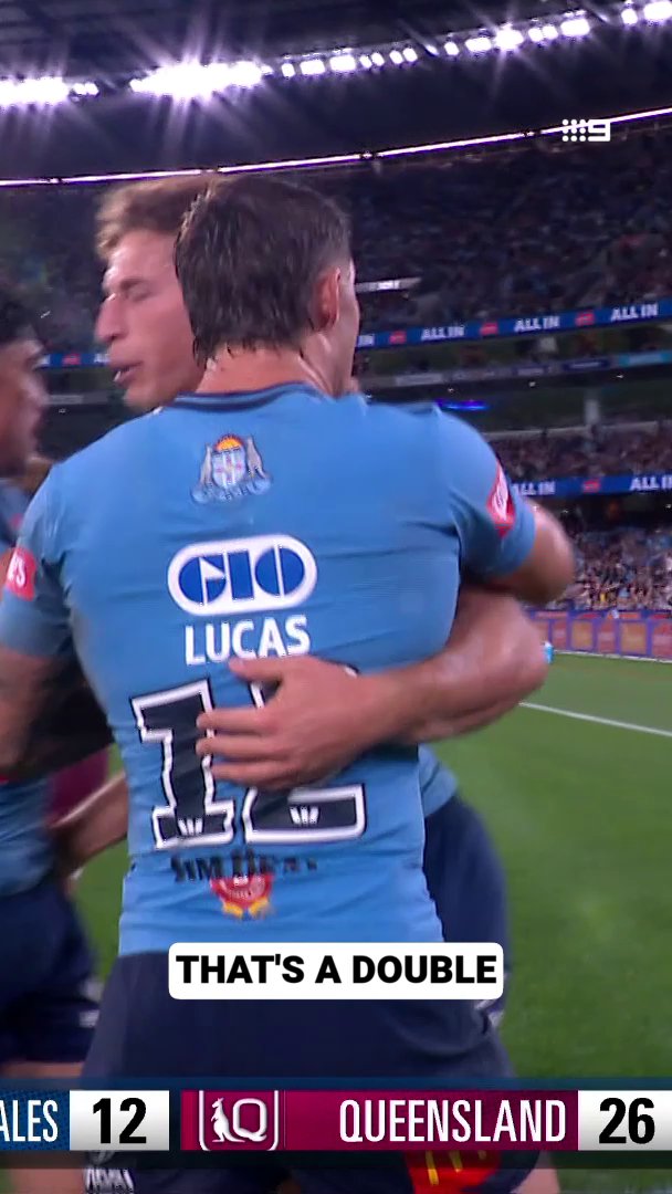 He's a FREAK! 🤯 #NRL #Origin #StateofOrigin