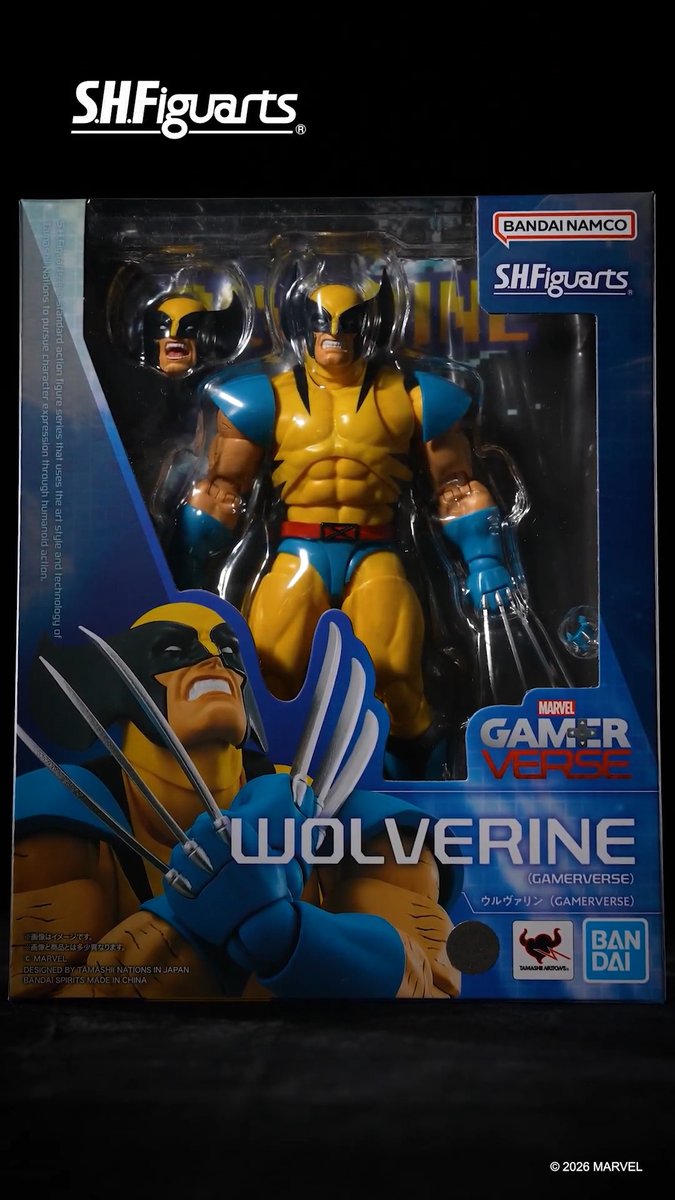 S.H.Figuarts ウルヴァリン (GAMERVERSE)が2026年6月20日発売！ 開封動画をチェック！