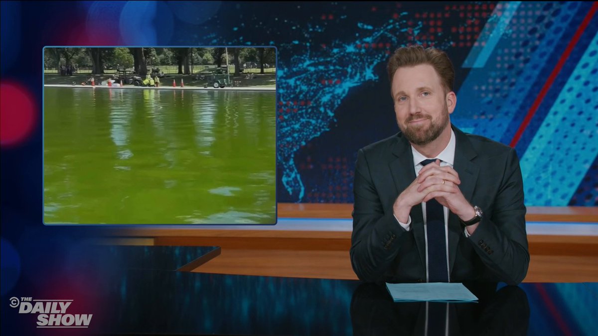 Nice, Trump paid $14 million to make the reflecting pool look like it just hosted a Grinch orgy