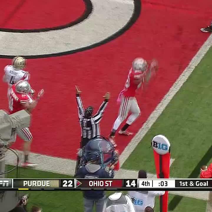 80 days until Buckeye football is back In 2012, Ohio State was trailing Purdue late in the 4th quarter. Chris Fields TD catch with 3 seconds left helped force the game to OT, and eventually led to a Buckeye victory to keep the undefeated season alive.
