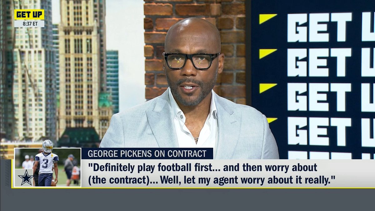 .Louis Riddick expects George Pickens to have "the best season of his career this year." 👀