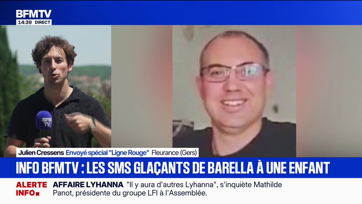 "Je l'ai échappée belle, ça aurait pu être moi": les échanges glaçants entre Jérôme Barella et Lise*, une collégienne de 13 ans