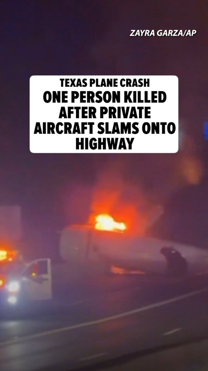 Motorists save 5 passengers in a private jet crash. 🎥: ZAYRA GARZA/AP