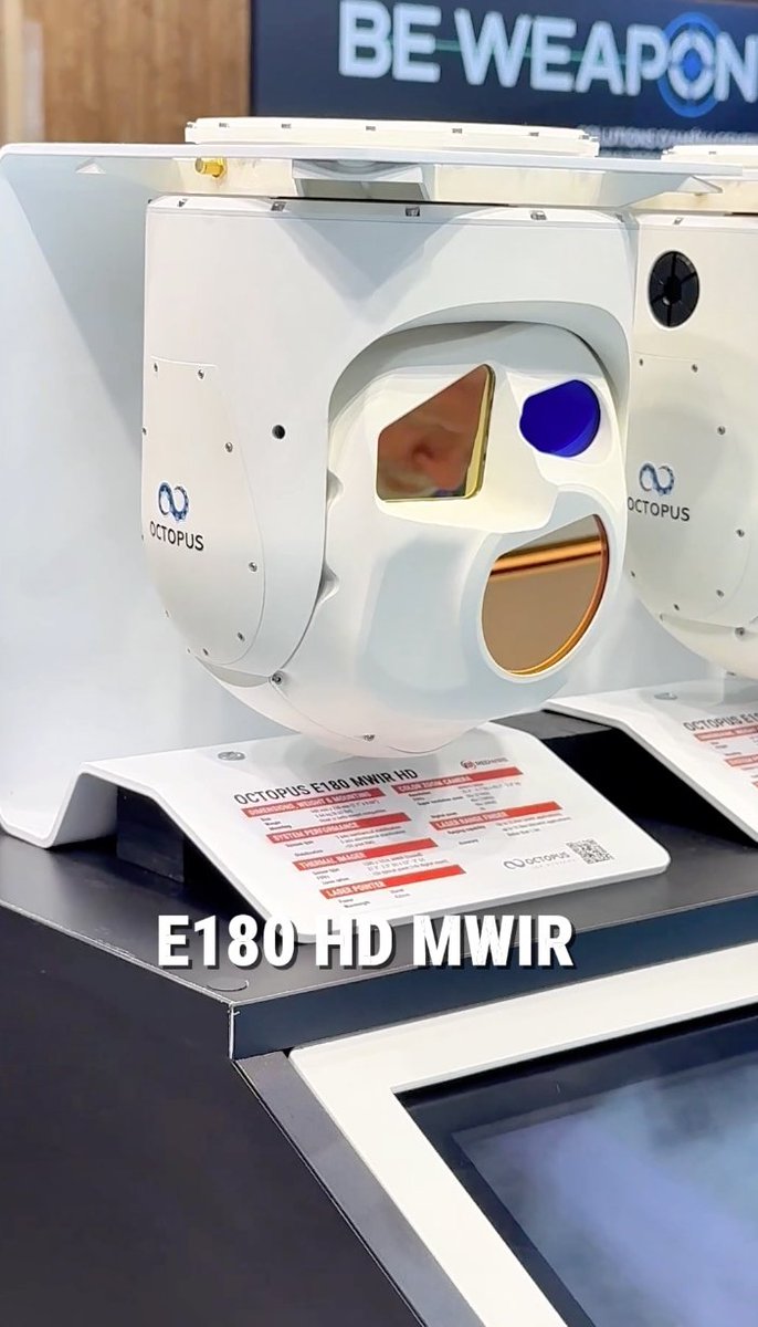 Our customers asked for more, and we delivered. We're excited to showcase our new and upgraded E140 MWIR and E180HD MWIR EO/IR payloads at Eurosatory 2026! The Redwire line of Octopus optical gimbal camera solutions is combat proven and is trusted by our customers to handle the toughest ISR missions - even in challenging conditions. Join Redwire Defense Tech Vice President of Optronics, Konstantins Krivovs as he discusses the exciting breakthroughs of the new E140 MWIR and E180HD MWIR. These payloads see further, deliver data faster, offer unmatched crisp imagery, and with a low SWaP ratio they don't need large aircraft to carry them. Our payloads are evolving at the speed of real-world mission needs, empowering operators to make informed decisions quickly and efficiently. #Eurosatory2026 #EOIR #OpticalPayloads #MissionSuccess #CombatProven #MadeForTheMission