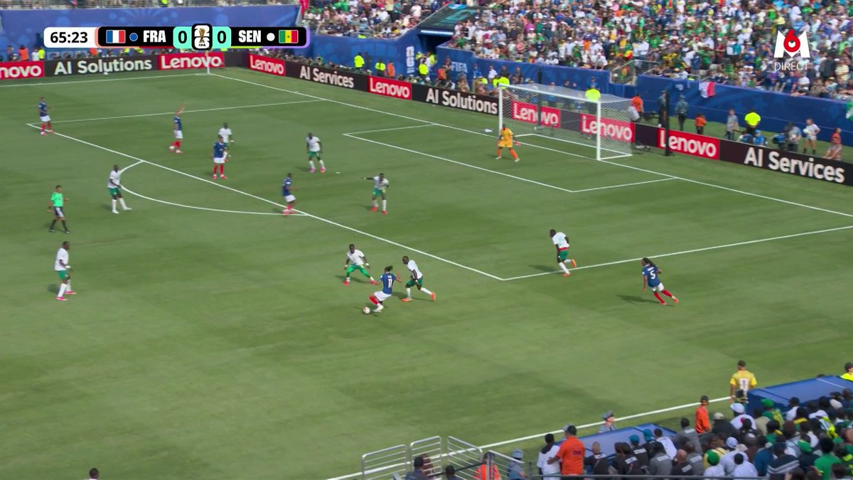 Mbappé ouvre le score pour les Bleus sur un bijou de passe de Michael Olise ! France - Sénégal à revoir sur M6+