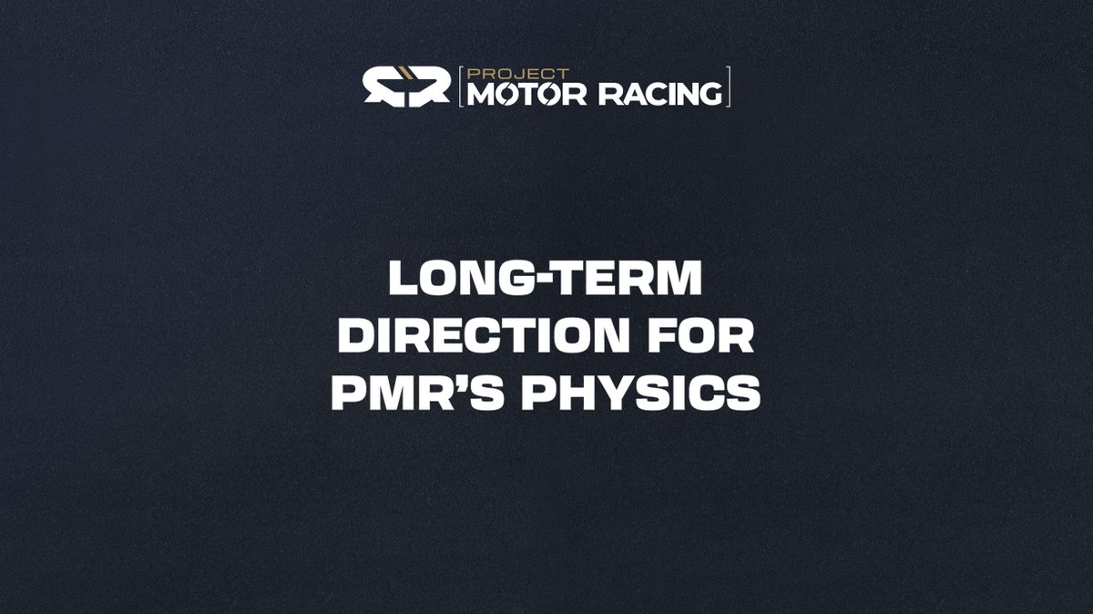What is the long-term direction for physics? During our live AMA session on Discord, Aristotelis addresses this question, making it clear what our goals are for the future of #ProjectMotorRacing and beyond. Stay tuned as we release more snippets, and announce the next one.