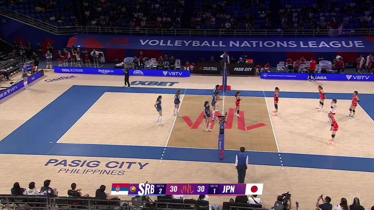 #VNL2026: WE ARE GOING FIVE 🤯🔥! That set 4 is a must-rewatch ▶️🎥! 📺 LIVE NOW on VBTV: 🏐 #BePartOfTheGame #Volleyball