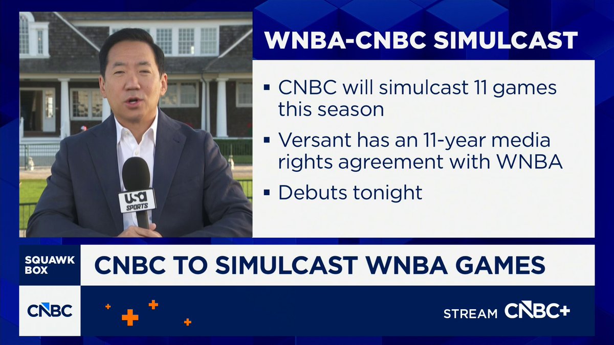 The WNBA is coming to CNBC, simulcasting 11 games this season. USA Sports President Matt Hong shares the details: