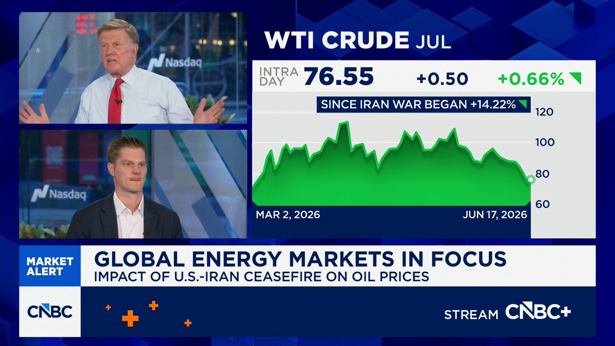 Goldman Sachs' Daan Struyven discusses the path forward for oil prices after the framework deal to end the U.S.-Iran war: