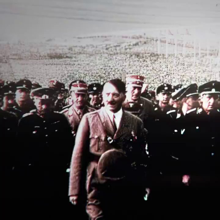 Adolf Hitler was in Hugo boss riding in the back of a custom built 8 cylinder inline Mercedes fighting the synagogue of Satan.