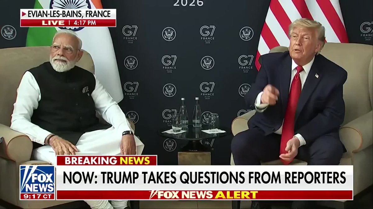 BREAKING: “I think it will be done, they want to sign.” President Trump announces he’s confident that Iran will formally agree to the latest peace deal that’s set to be adopted on Friday. “This is a memorandum of understanding, but it's a very strong one. This isn't just like a two paragraph- this is a long, you know, pretty detailed memorandum that goes into a regular contract. I would think they would do it. If they don't, then that's, you know, that's okay. We'll have to start the process again.”