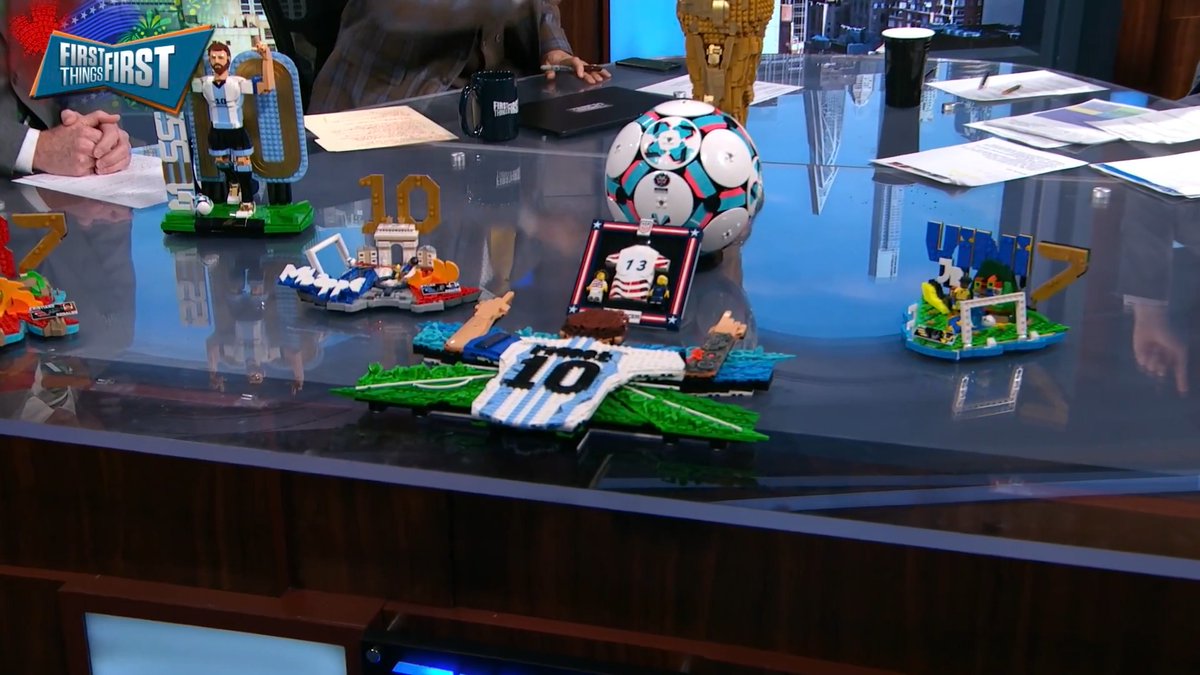 “If Ronaldo does not score, his LEGO is OFF the desk!” 🤣🤣 nick wright | Wildes | Chris Broussard | Dax McCarty