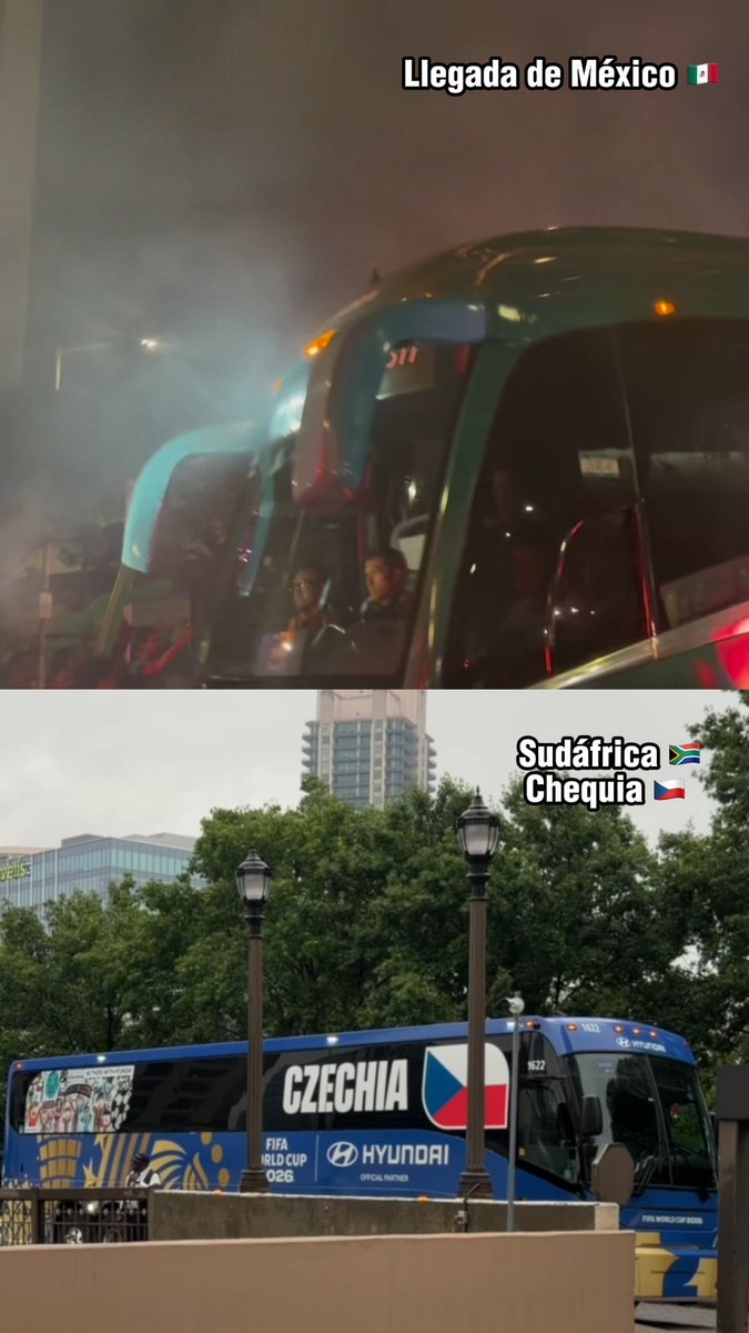 🔥 La locura a la llegada de México a Guadalajara ❌ La soledad de República Checa y Sudáfrica en Atlanta 😱 El brutal contraste de sus llegadas