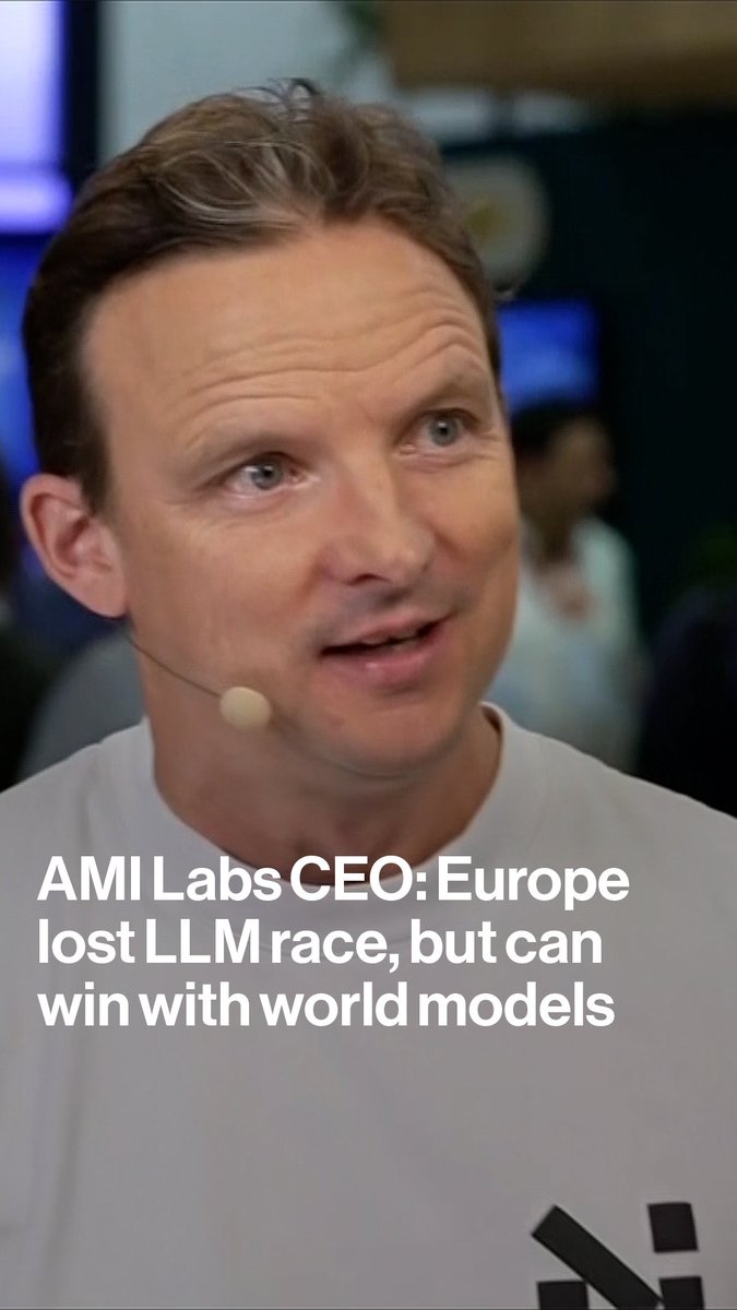 "Maybe we are not ambitious enough, we're afraid." AMI Labs CEO Alex Lebrun tells Tom Mackenzie that while Europe might have lost the race on AI LLMs, it has a chance at competing in the world model space