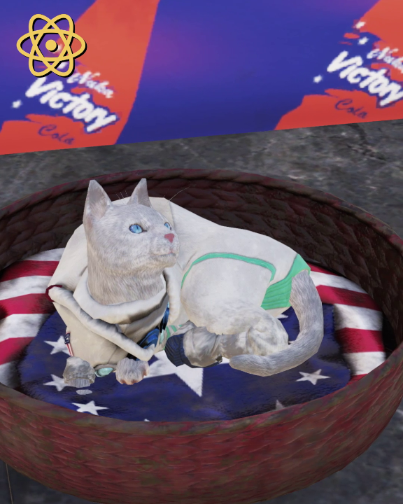 It's a blast! Get the Taste of Victory Bundle from the Atomic Shop for a limited time! Also available this week is the Mr. Pebbles Pet as part of the Purrseids Bundle! #Fallout76