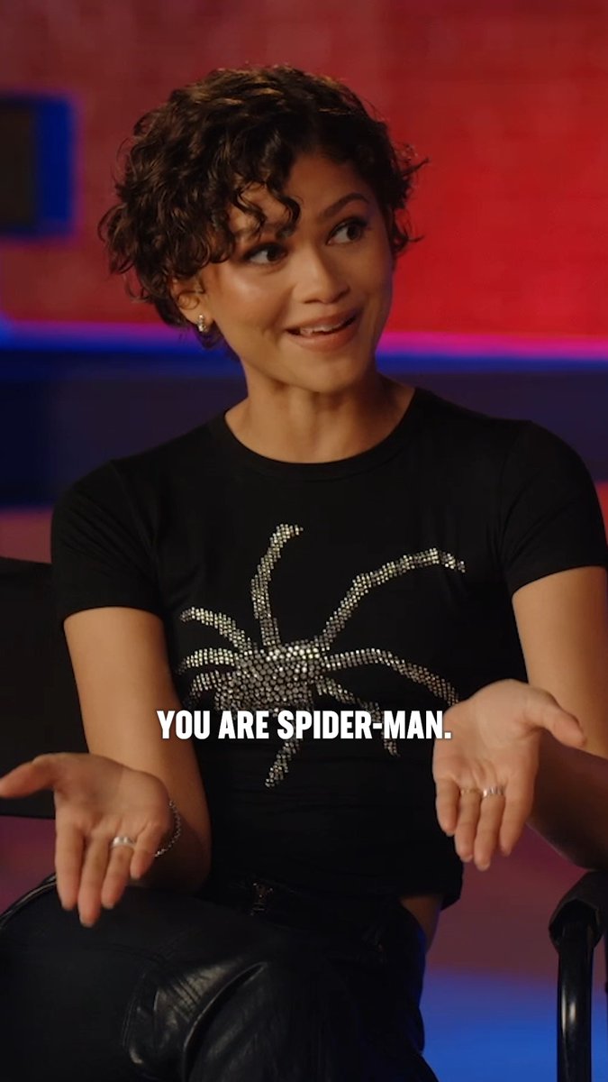 Zendaya shares her favorite thing about Tom Holland's Spider-Man in this clip from Fandango's #SpiderMan: #BrandNewDay Big Ticket interview. Catch the full convo, and get tickets on Fandango today. Only in theaters July 31👇